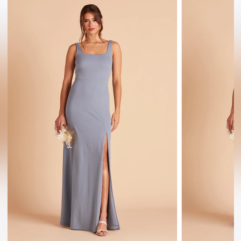 Buddy grey dusty blue Alex dress Medium